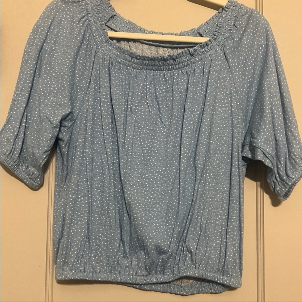 Loft NWT Blue Top Women’s Size Large Petite